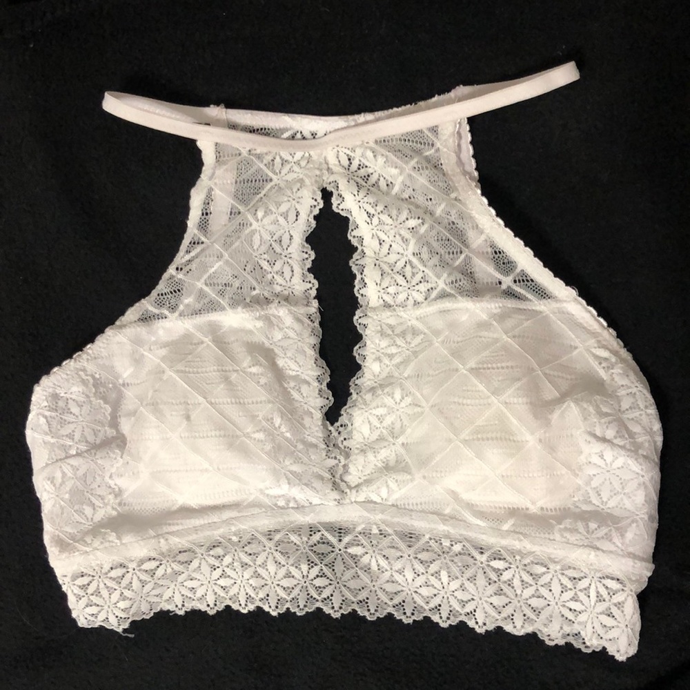 White bralette
